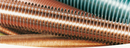 Single metal finned tube structure and design