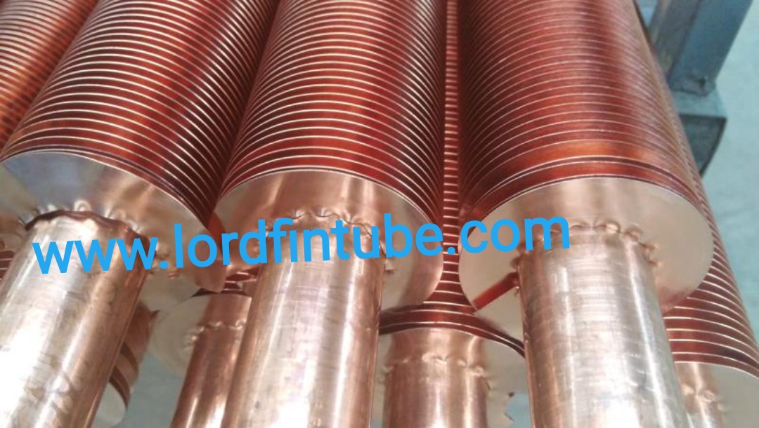 Copper finned tubes