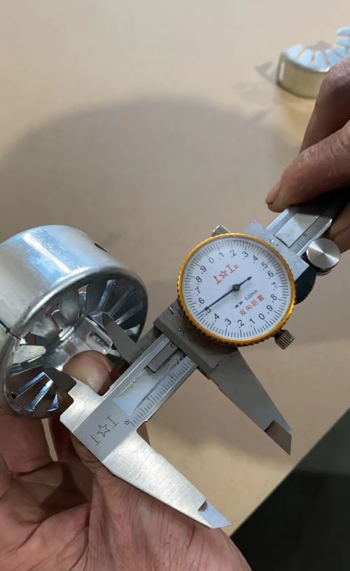 Finned Tube Support Measurement