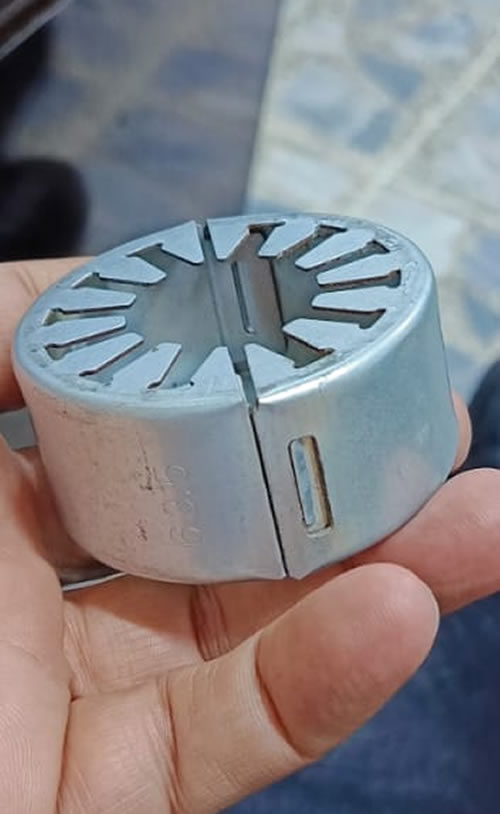Finned Tube Clamp Size