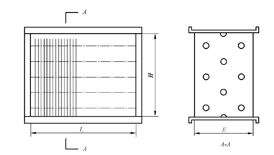 Basic Structure of Plate Fin Tube Heat Exchanger