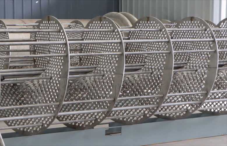 Continuous Helical Baffles