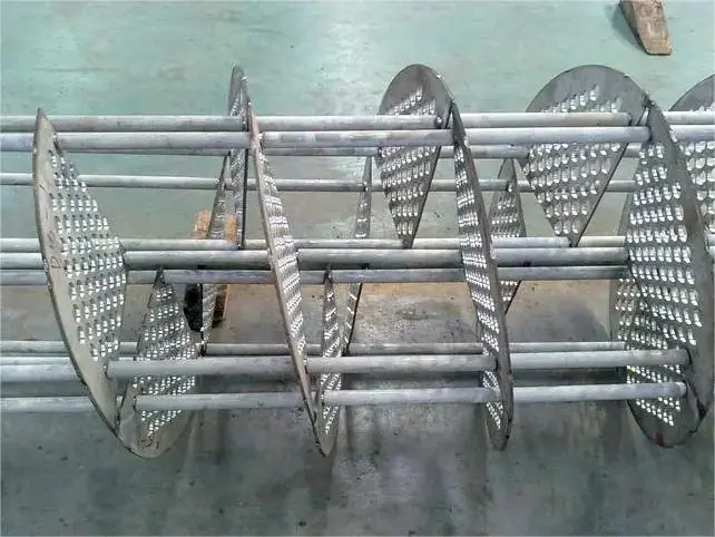 Non-Continuous Helical Baffles