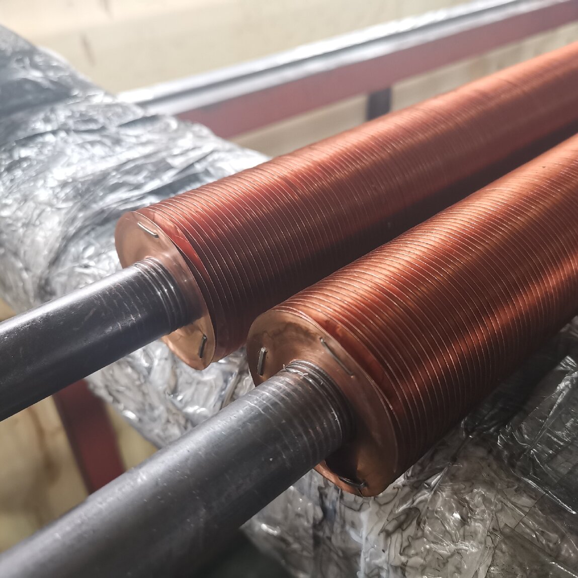 Embedded Finned Tube