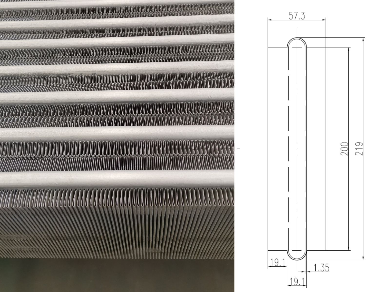Single Row Tube