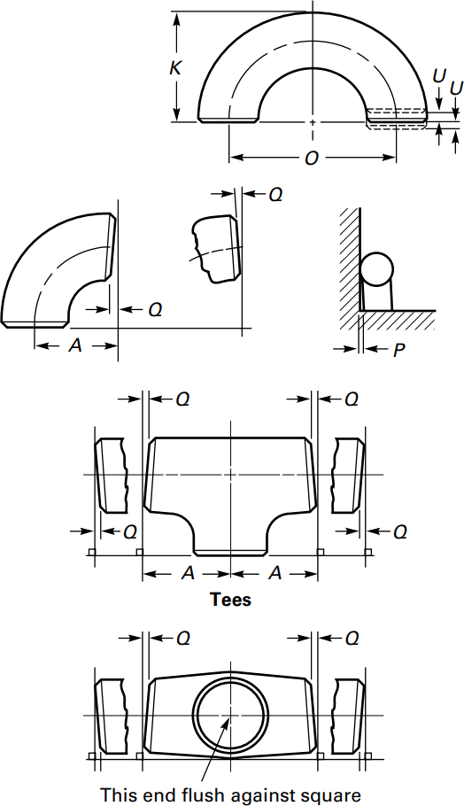 Carbon steel boiler elbow - high pressure