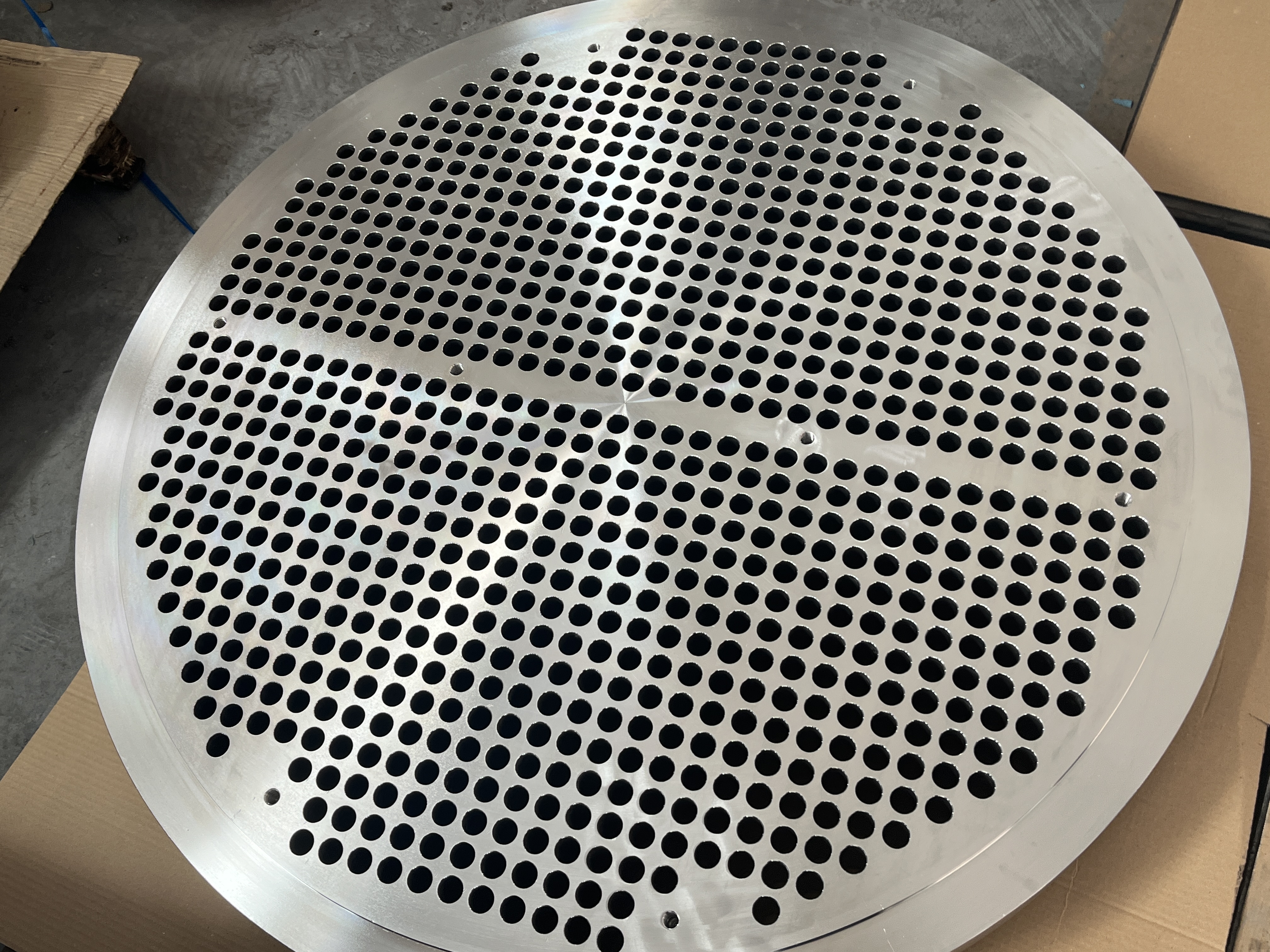 Fully Drilled and Machined Tubesheet