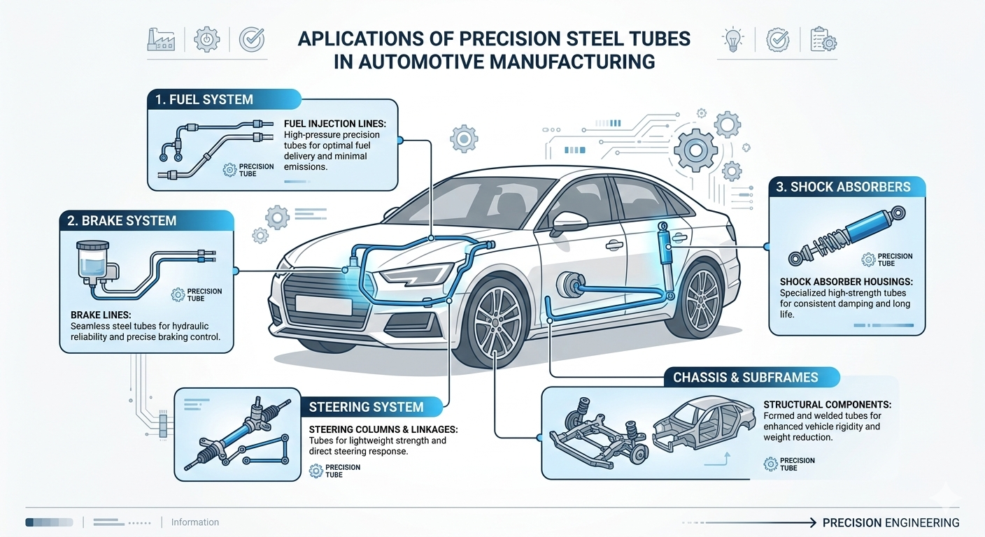 Automotive Precision Steel Tubes Engineering