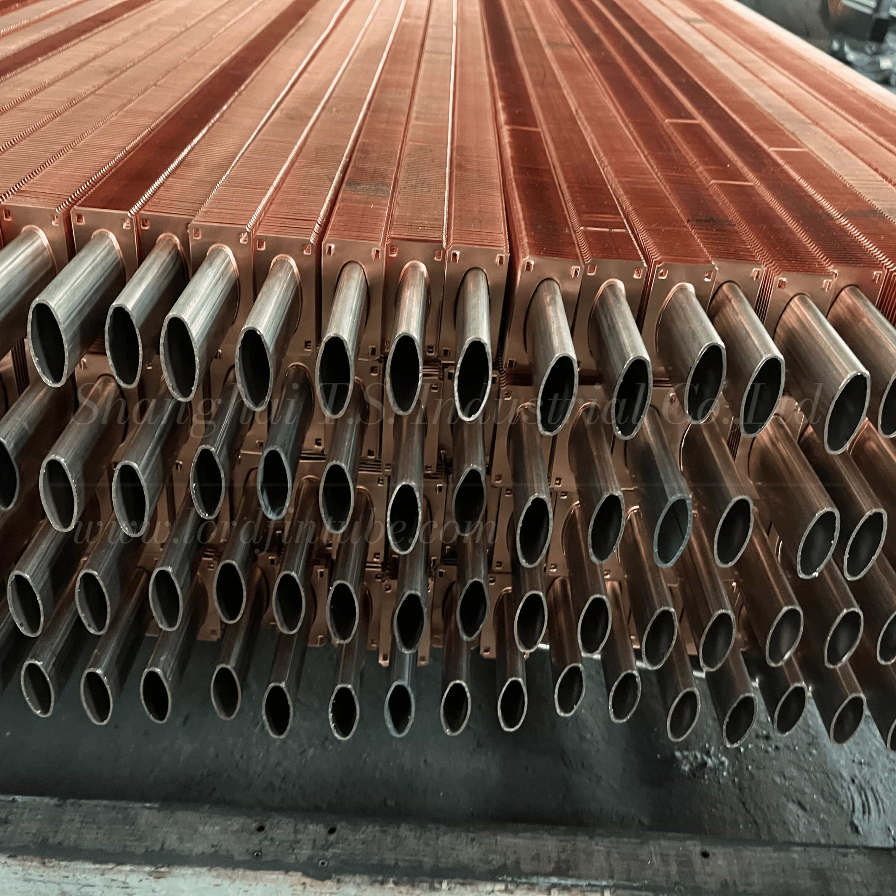 Brazed Elliptical Finned Tubes