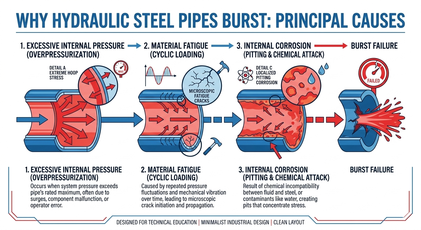 Hydraulic Pipe Failure Mechanics
