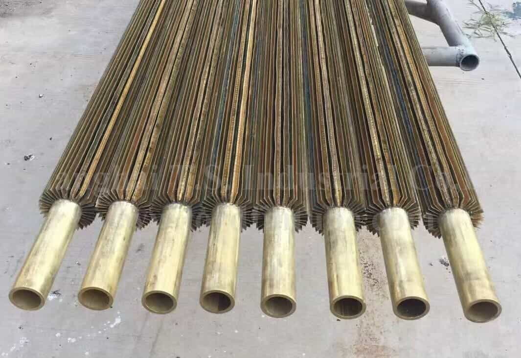 Longitudinal Finned Tubes for Vertical Tank Heater