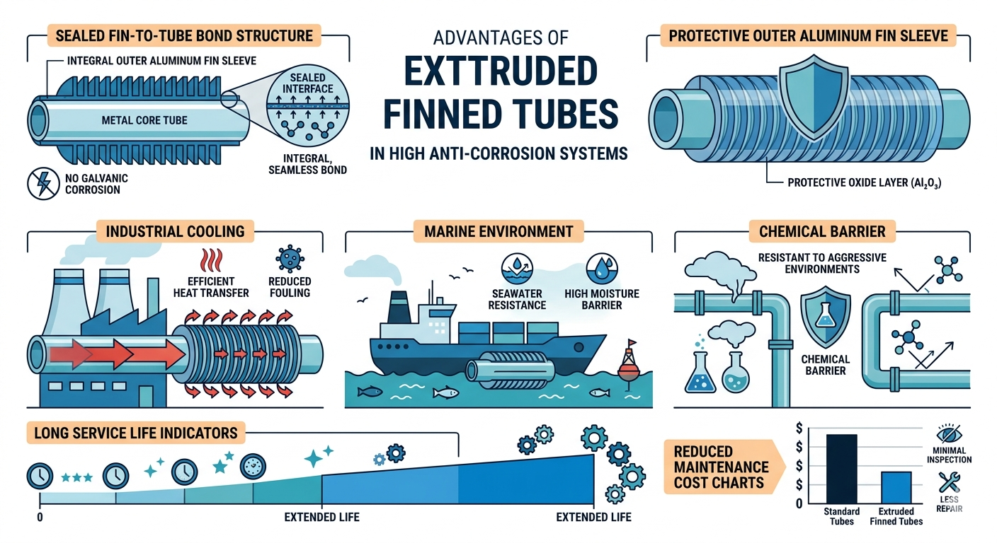 Anti-Corrosion Extruded Finned Tubes