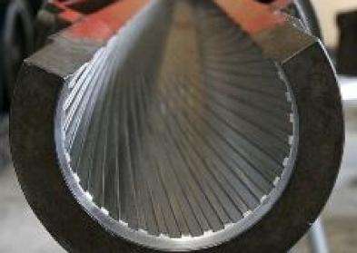 Internally multi-lead rifled steel tubes|Optimized multi-lead rifled tube
